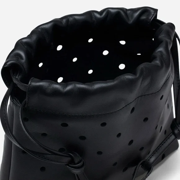 Romy Pouch Perforated Black Leather Bag - Sold Out. BNWT, in box. - Picture 9 of 10